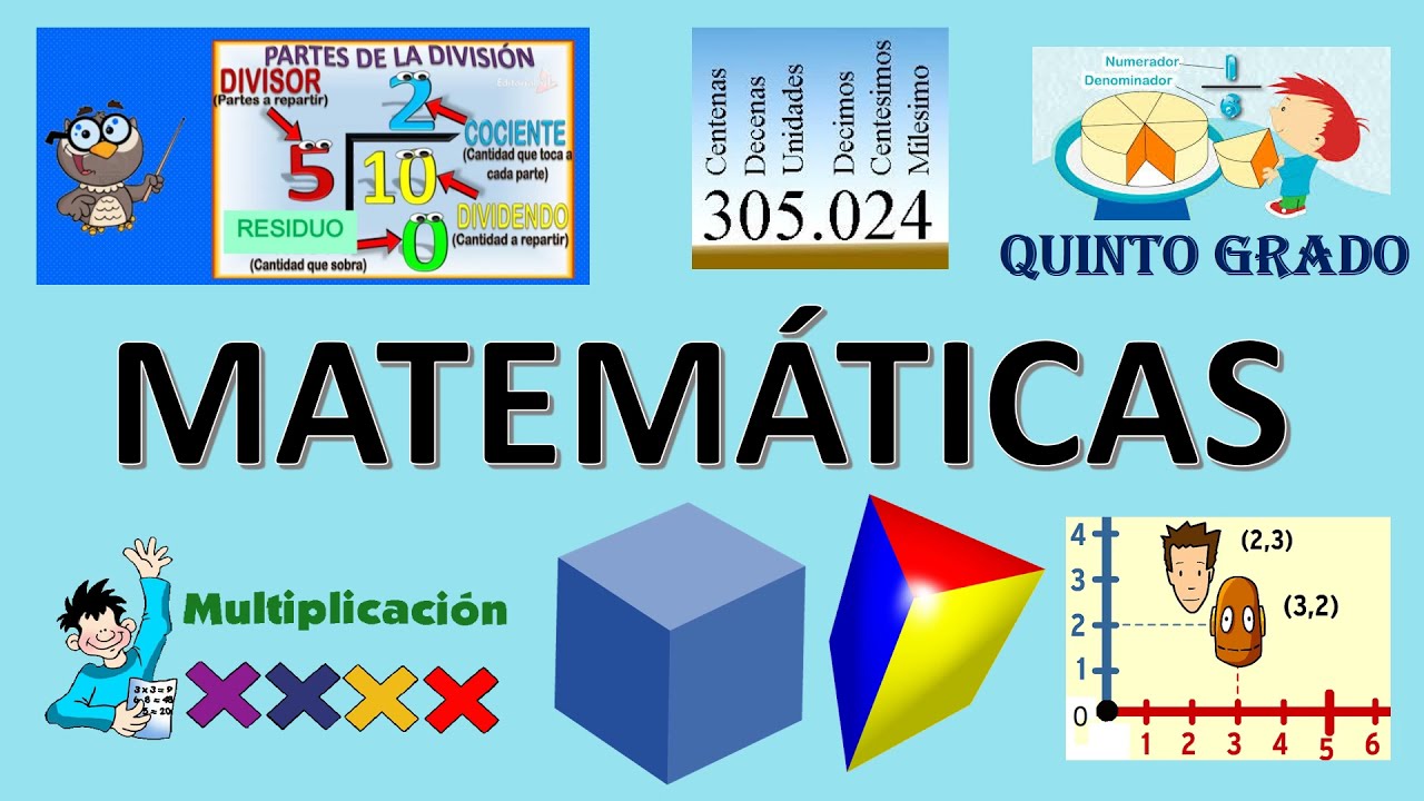 ¿Que se da en 5 de primaria matemáticas? - Escuela Particular Arrayan